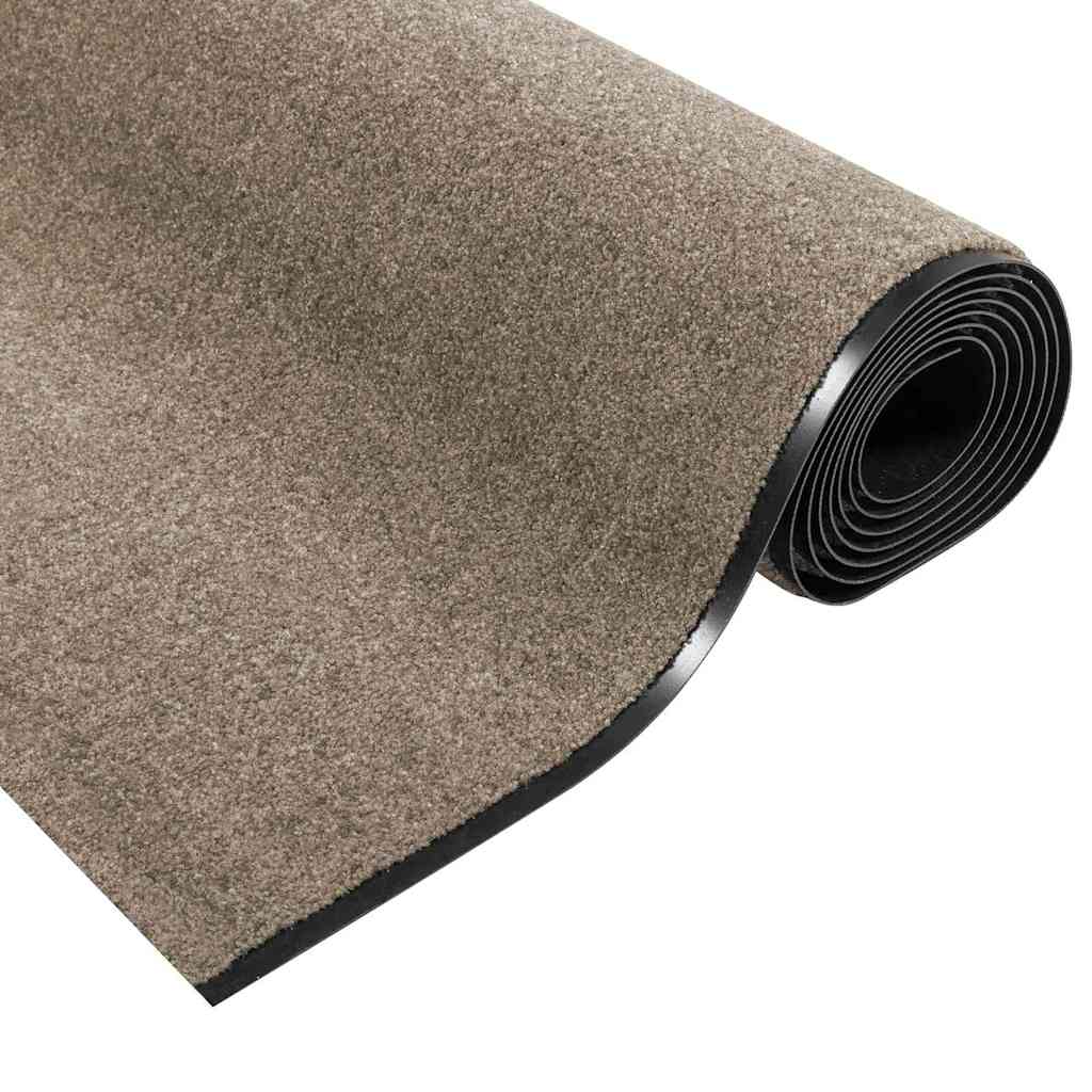 Otirač Bež i crna 120 x 400 cm 100% poliamid