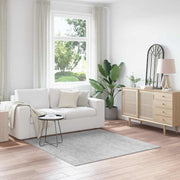 Protuklizni Shaggy Tepih Siva 160 x 160 cm PP