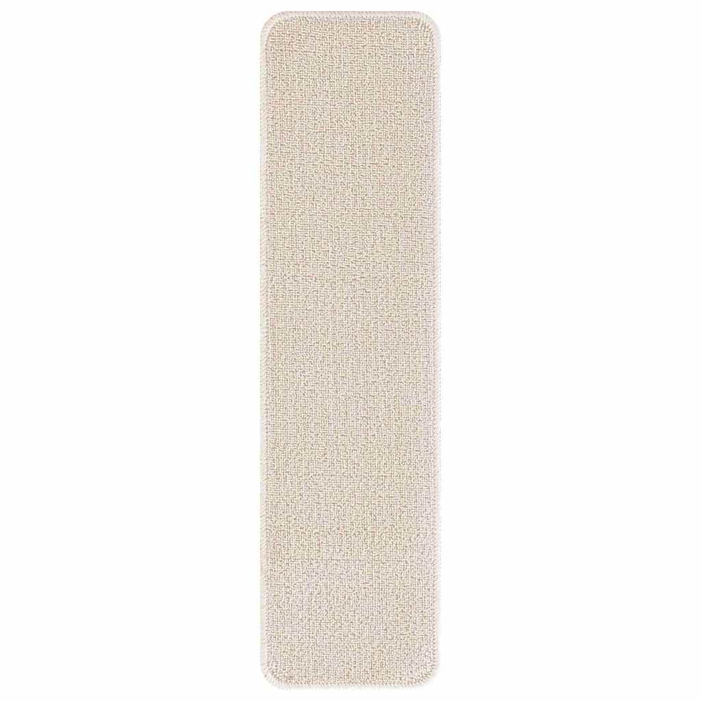 Podloge protiv klizanja za stepenice 15 pcs Krema 75 x 20 cm PP