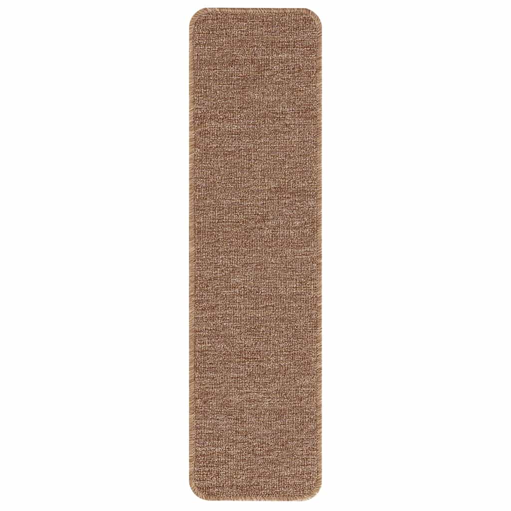 Podloge protiv klizanja za stepenice 15 pcs Žuta 75 x 20 cm PP
