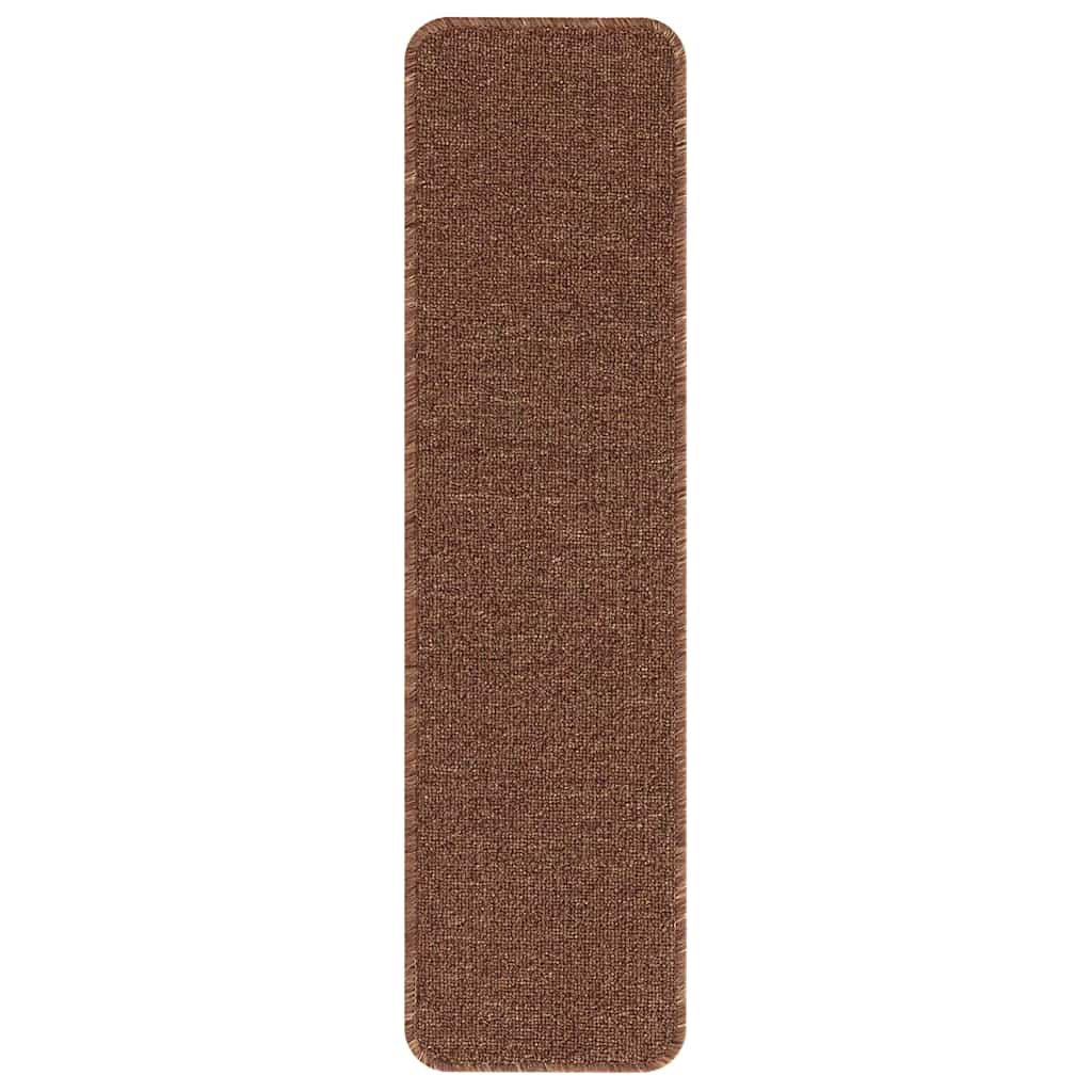 Podloge protiv klizanja za stepenice 15 pcs Žuta 75 x 20 cm PP