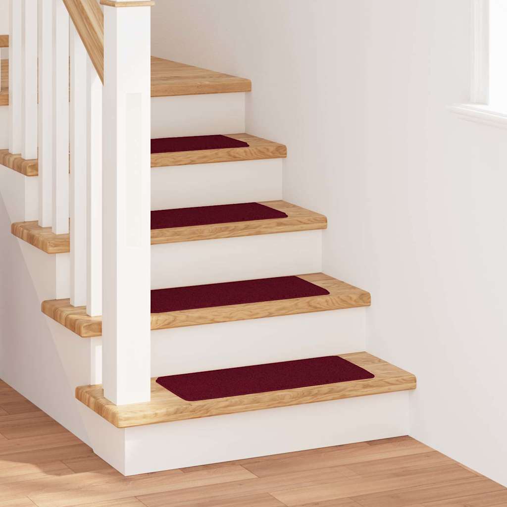 Podloge protiv klizanja za stepenice 15 pcs Bordo 60 x 25 cm PP