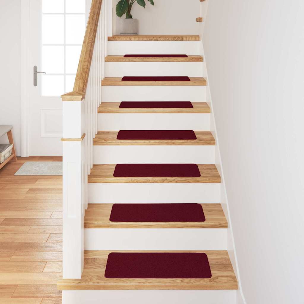 Podloge protiv klizanja za stepenice 15 pcs Bordo 60 x 25 cm PP