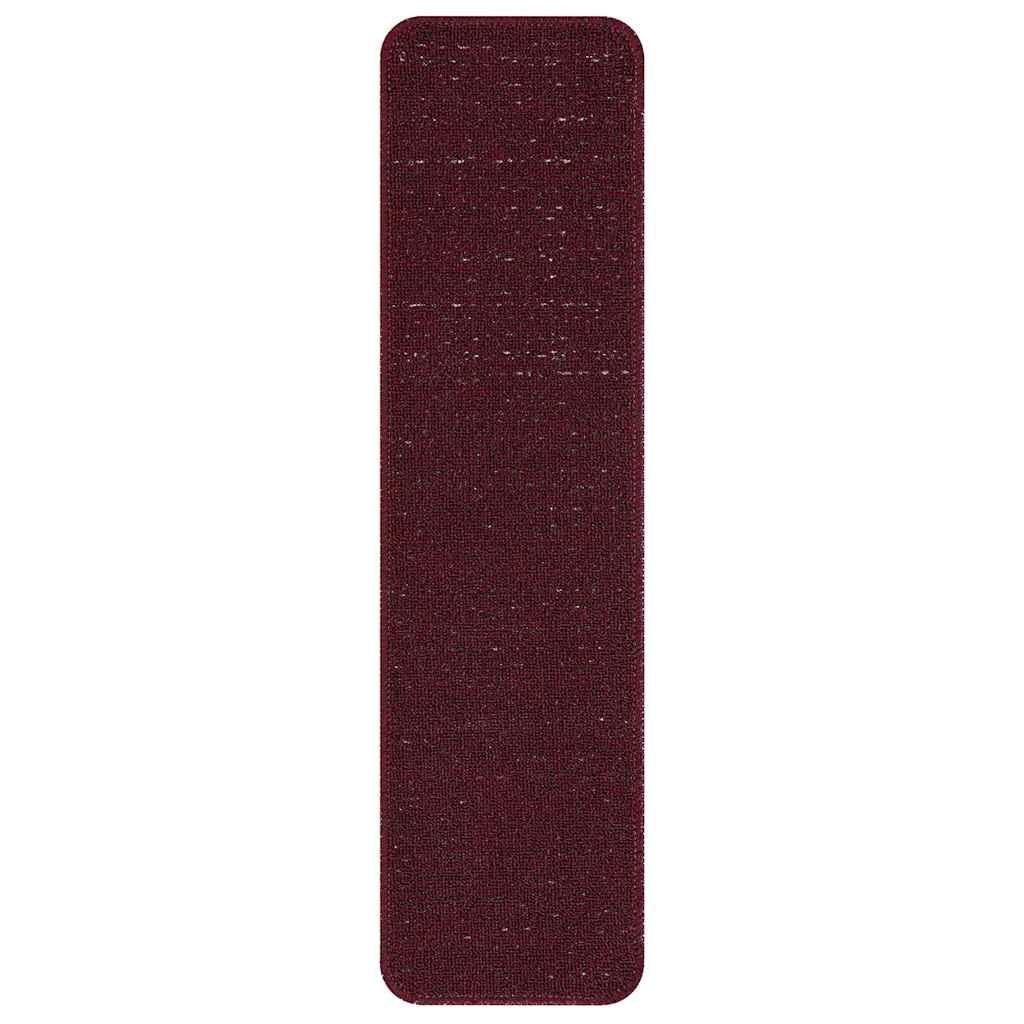 Podloge protiv klizanja za stepenice 15 pcs Bordo 75 x 20 cm PP
