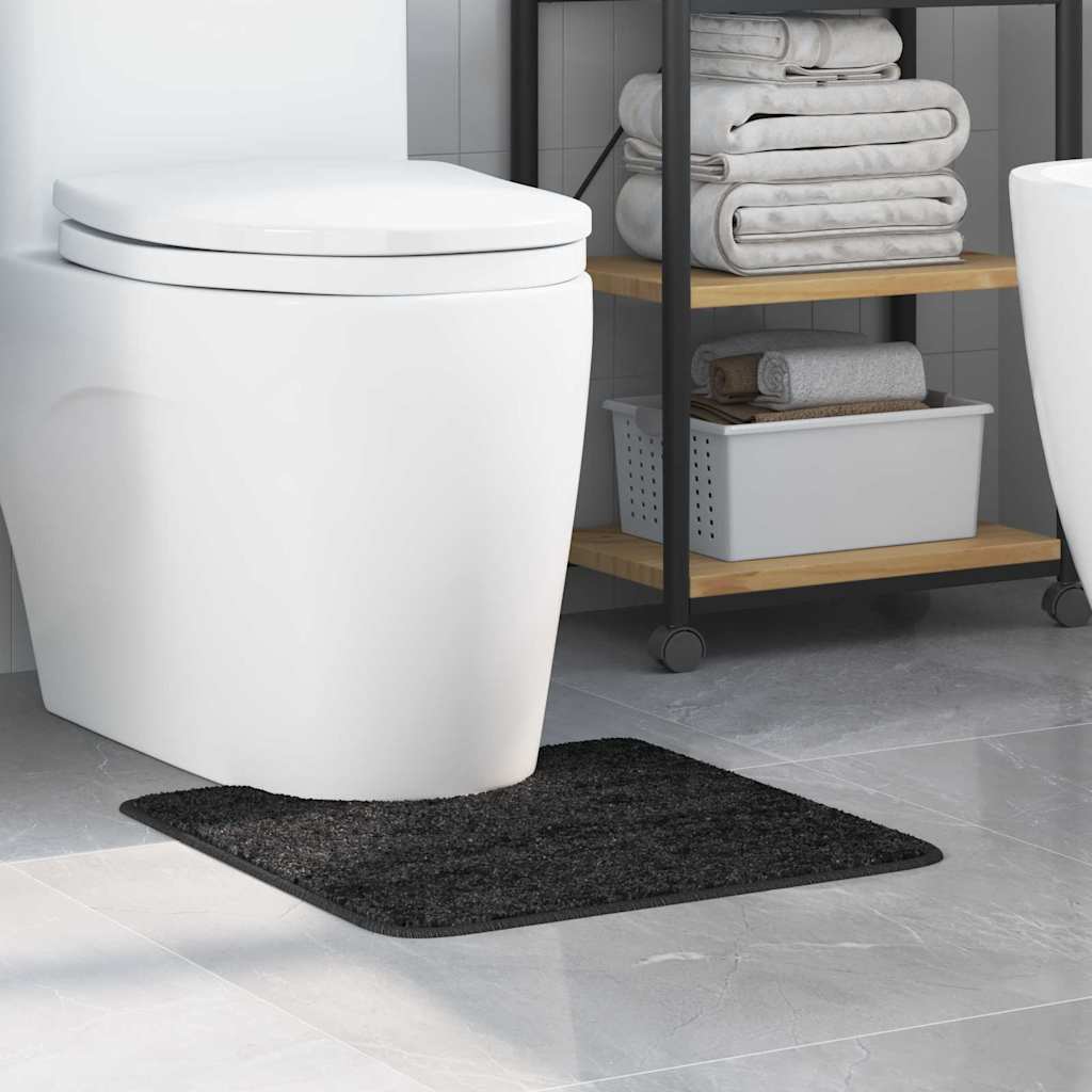 Prostirka protiv klizanja s izrezom za WC Tamno siva 50 x 50 cm