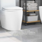 Prostirka protiv klizanja s izrezom za WC Siva 50 x 50 cm PP