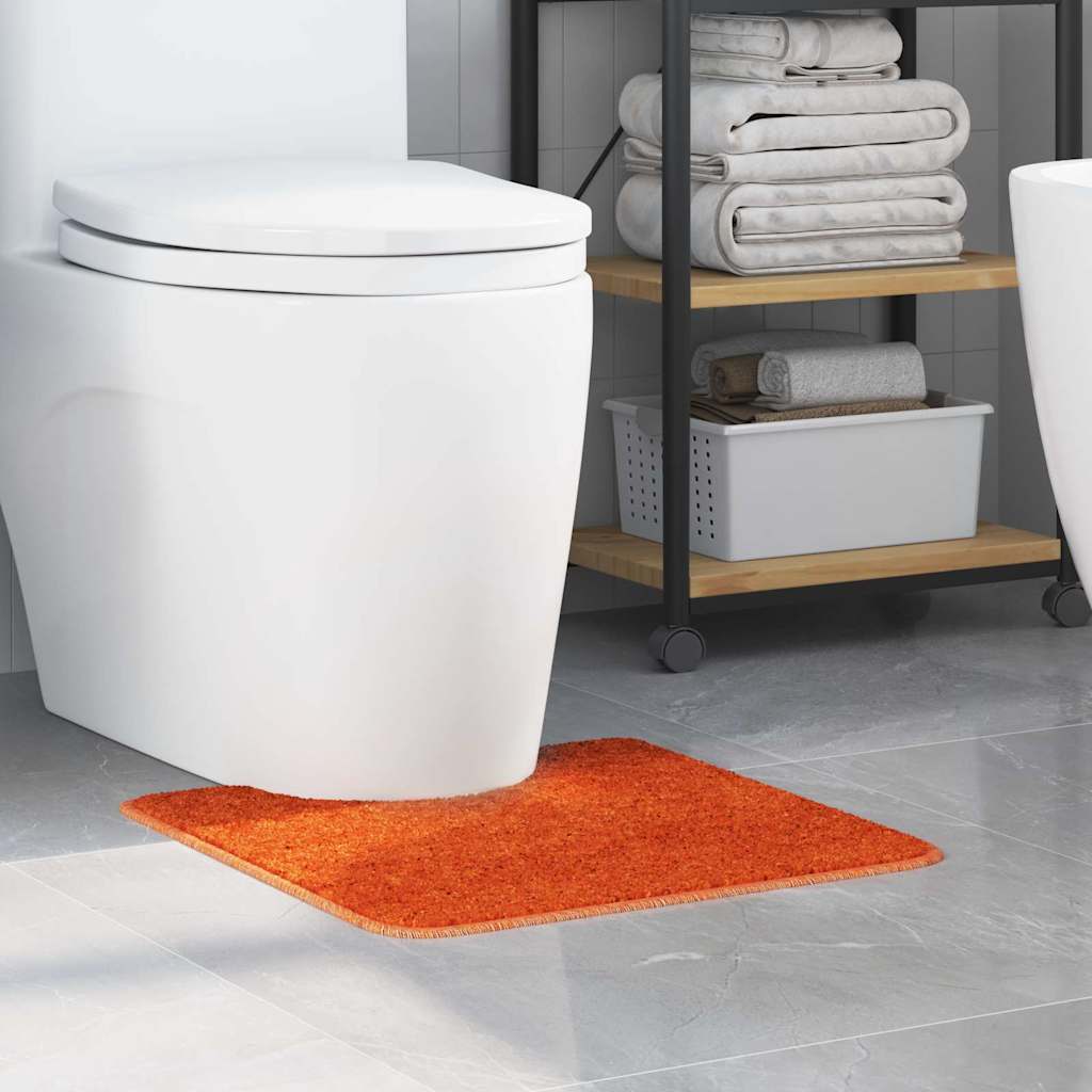 Prostirka protiv klizanja s izrezom za WC Narančasta 50 x 50 cm