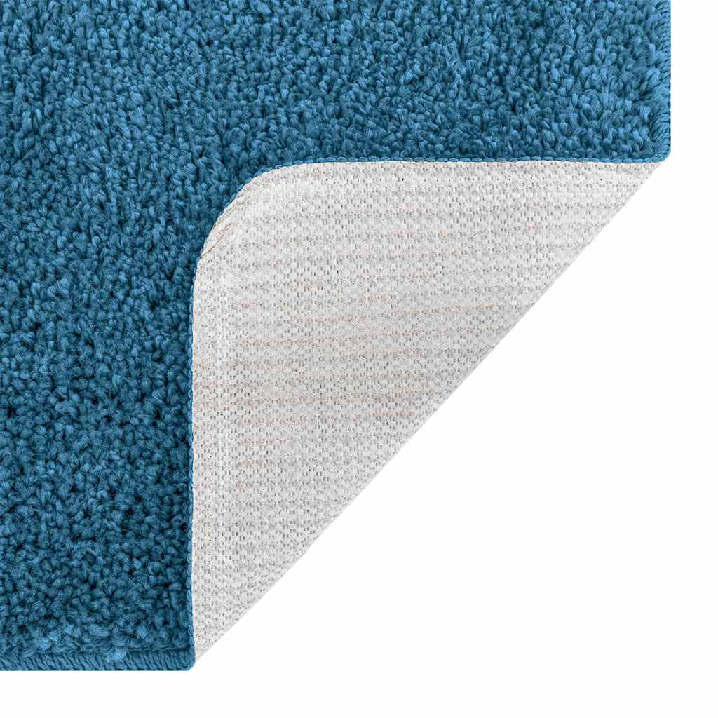 Prostirka protiv klizanja s izrezom za WC Plava 50 x 50 cm PP