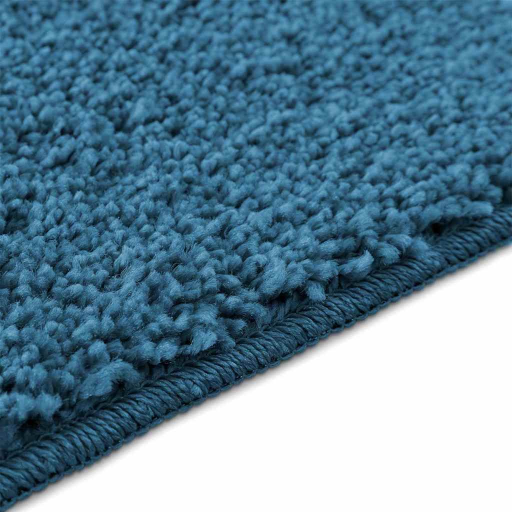 Prostirka protiv klizanja s izrezom za WC Plava 50 x 50 cm PP