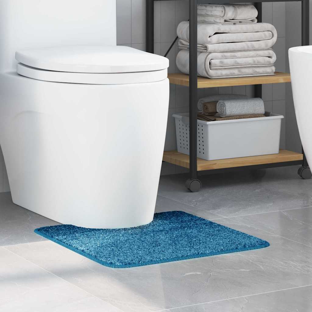 Prostirka protiv klizanja s izrezom za WC Plava 50 x 50 cm PP