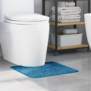 Prostirka protiv klizanja s izrezom za WC Plava 50 x 50 cm PP