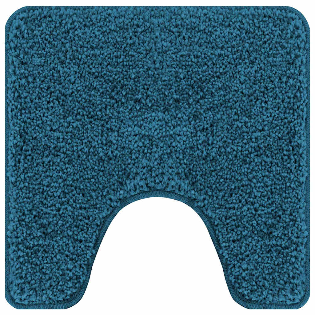Prostirka protiv klizanja s izrezom za WC Plava 50 x 50 cm PP