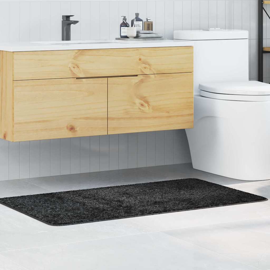 Prostirka protiv klizanja Tamno siva 70 x 120 cm PP