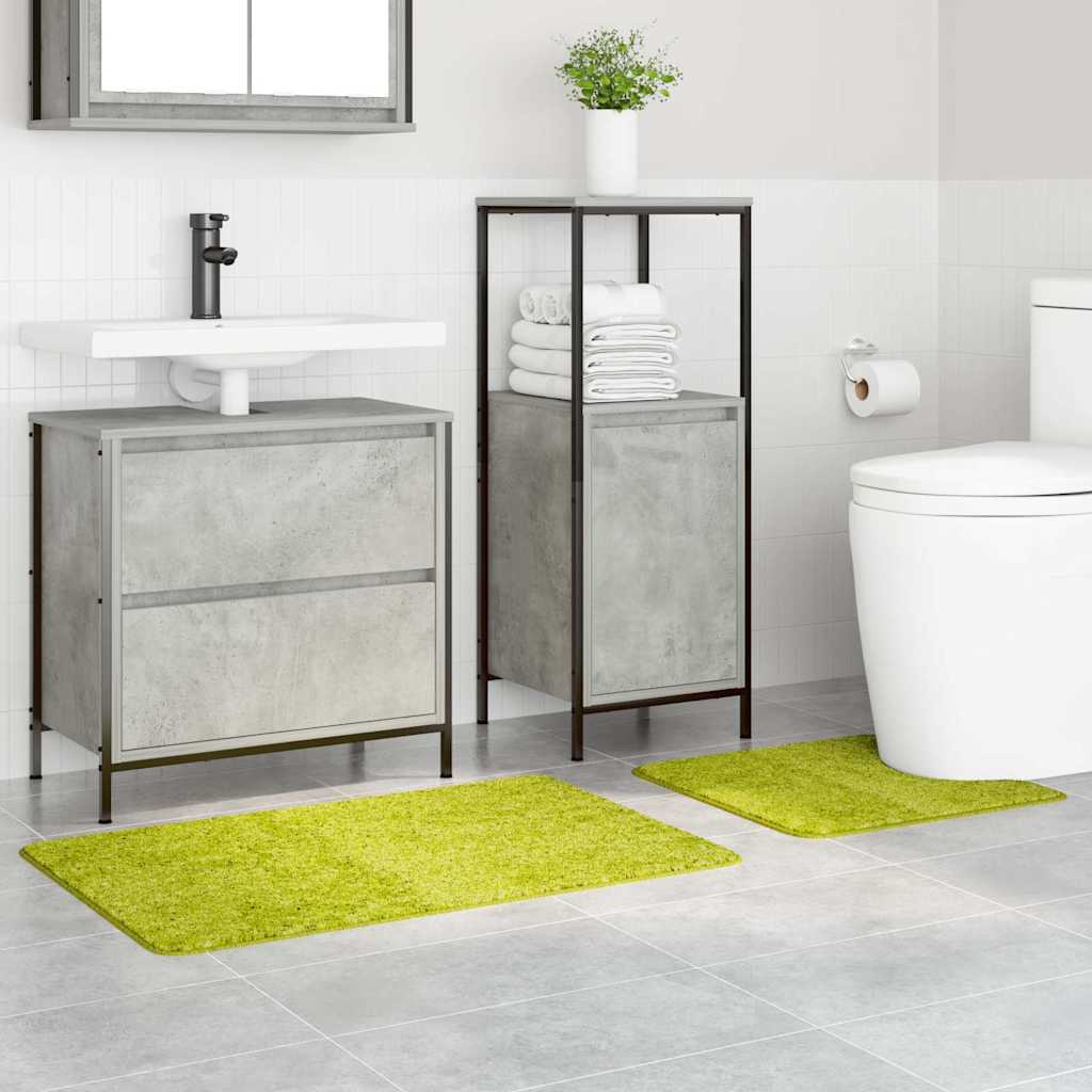 Set prostirki za kupatilo s protukliznom podlogom 2 pcs Zelena