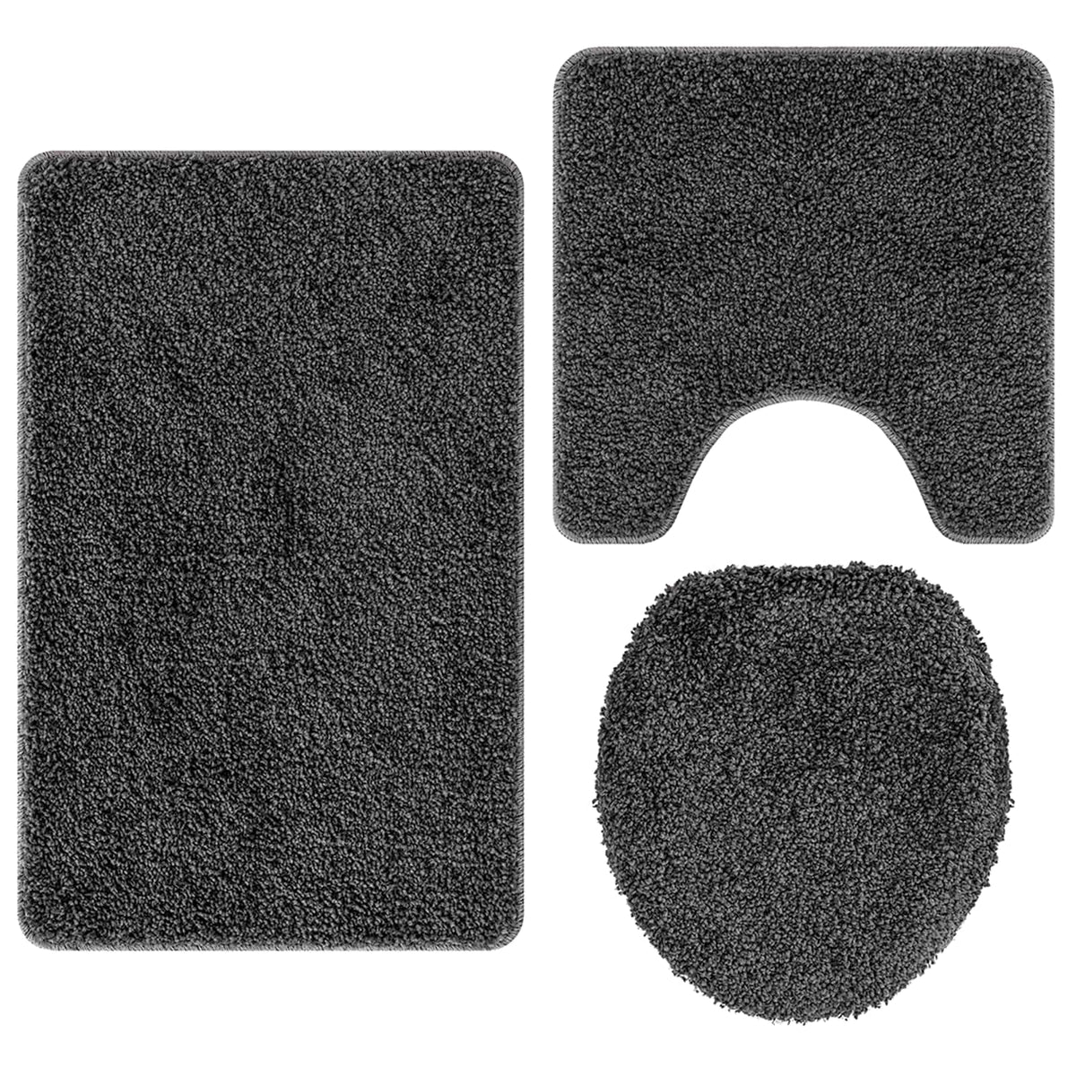 Set prostirki za kupatilo s protukliznom podlogom 3 pcs PP