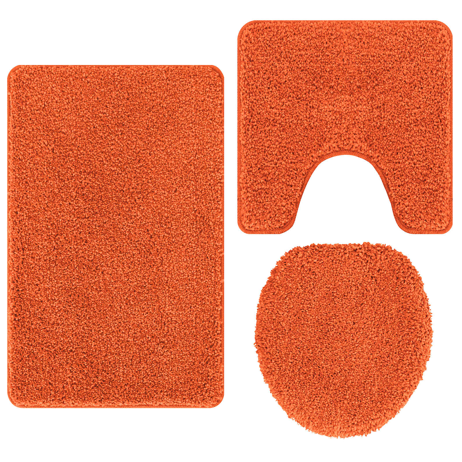 Set prostirki za kupatilo s protukliznom podlogom 3 pcs PP