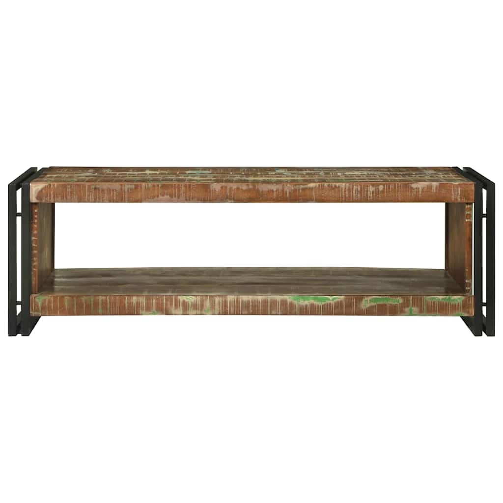 Kava Stol Šareni 120 x 50 x 38 cm Čvrsto drvo iz reciklaže