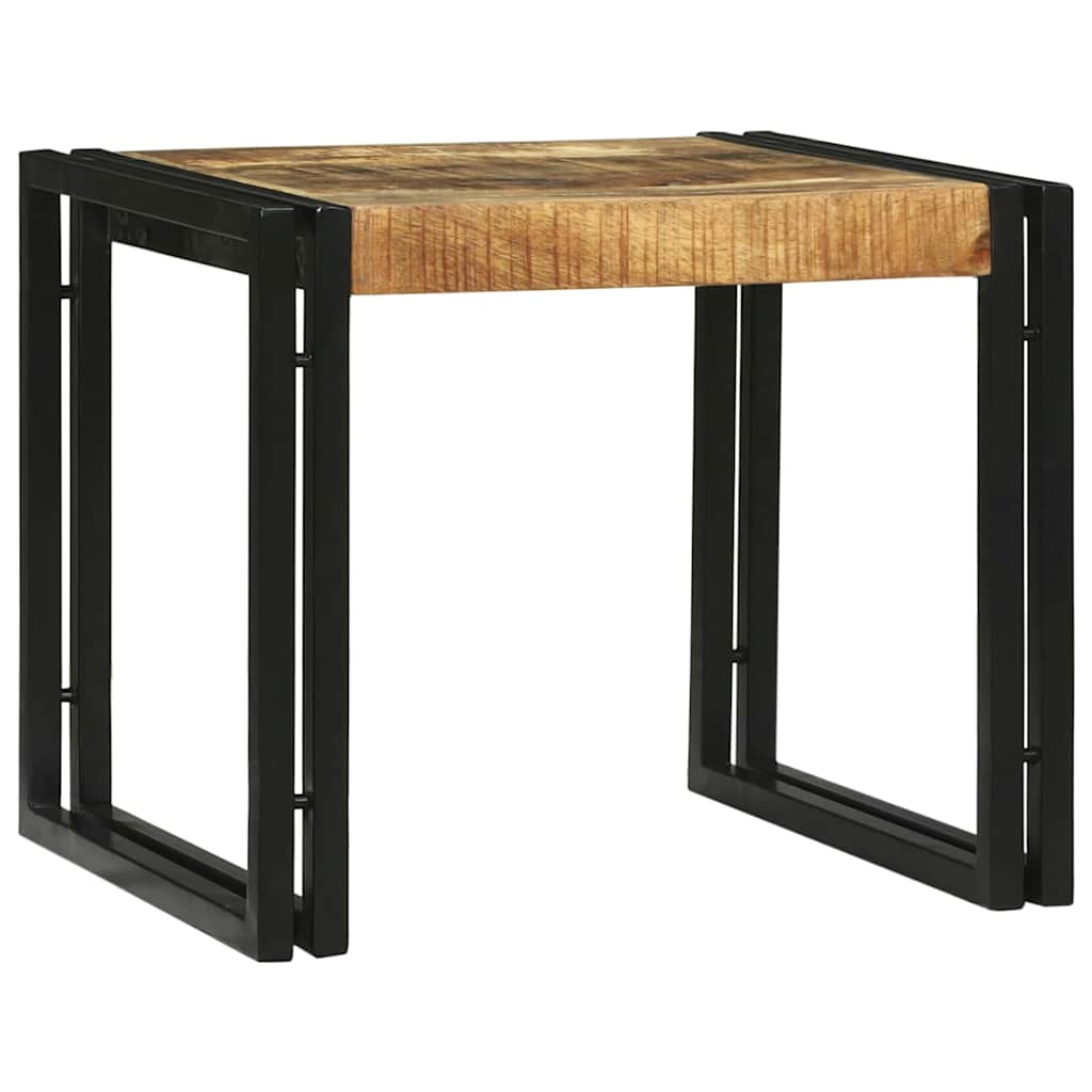 Kava Stol 2 pcs Smeđa 48 x 40 x 40 cm Čvrsto drvo manga