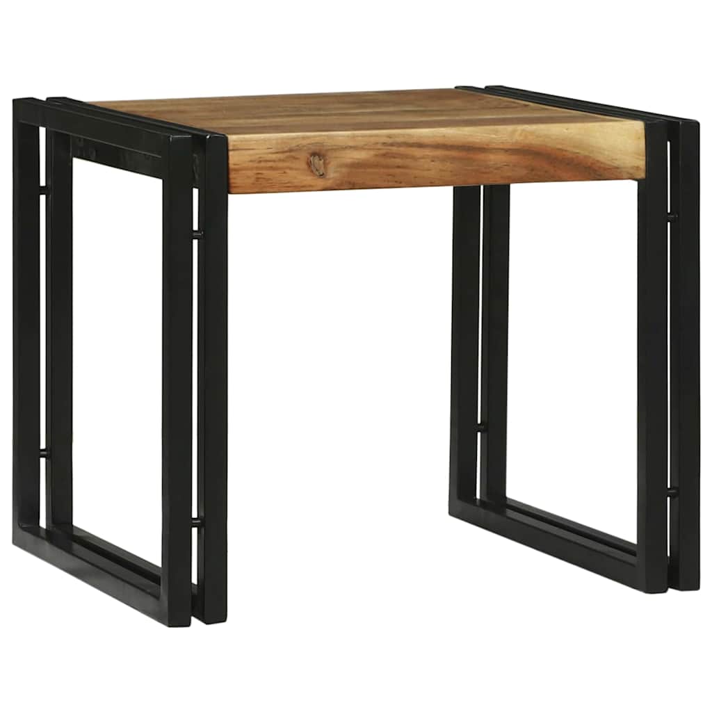Kava Stol 2 pcs Smeđa 48 x 40 x 40 cm Čvrsto drvo akacije