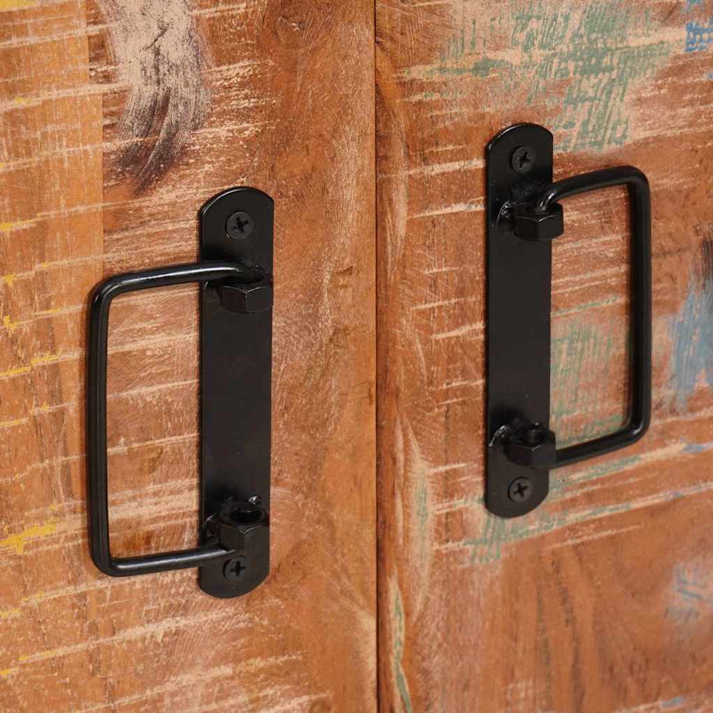 Sideboard s vratima Smeđa Čvrsto drvo reciklirano i metal