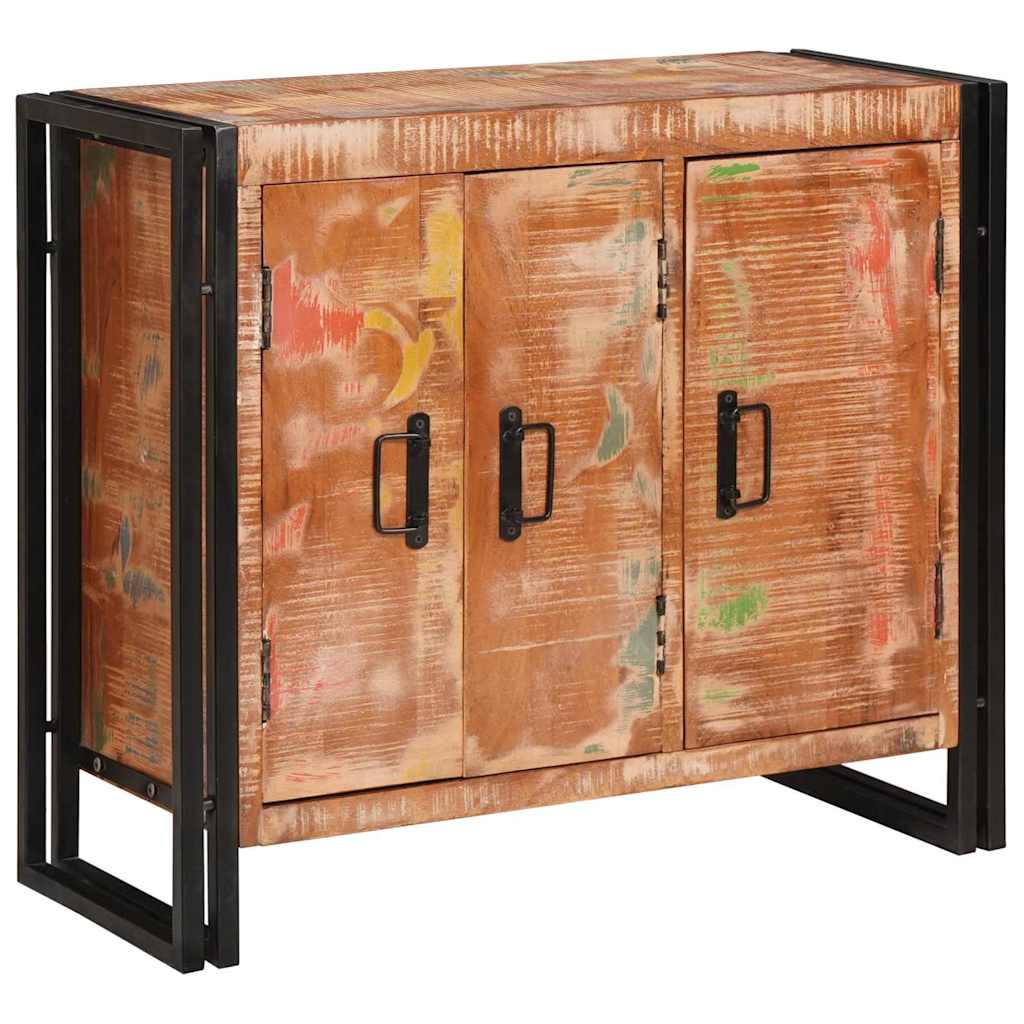 Sideboard s vratima Smeđa Čvrsto drvo reciklirano i metal