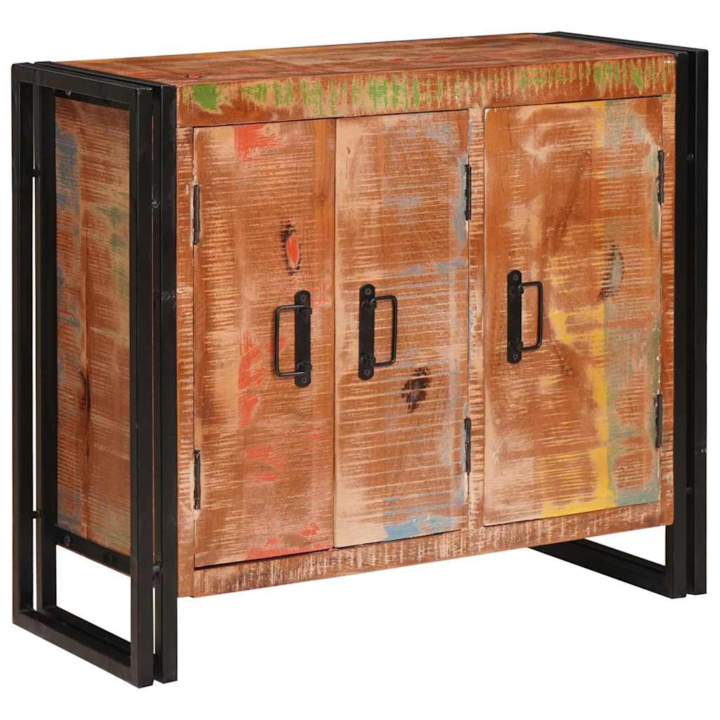 Sideboard s vratima Smeđa Čvrsto drvo reciklirano i metal