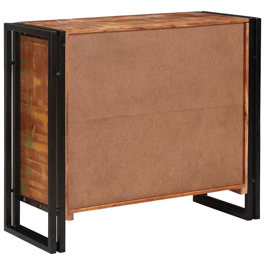 Sideboard s vratima Smeđa Čvrsto drvo reciklirano i metal