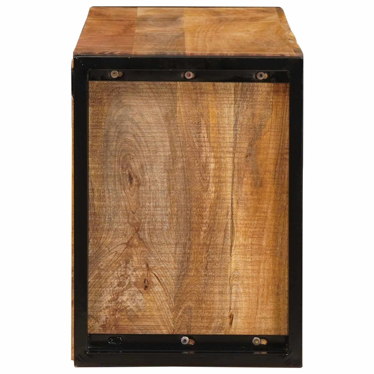 Stalak za vino Smeđa 100 x 45 x 33 cm Čvrsto Grubo Drvo Manga