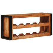 Stalak za vino Smeđa 100 x 45 x 33 cm Čvrsto drvo akacije