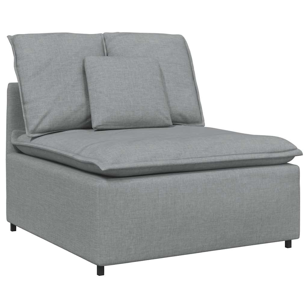Modularna sofa s jastucima svijetlosiva