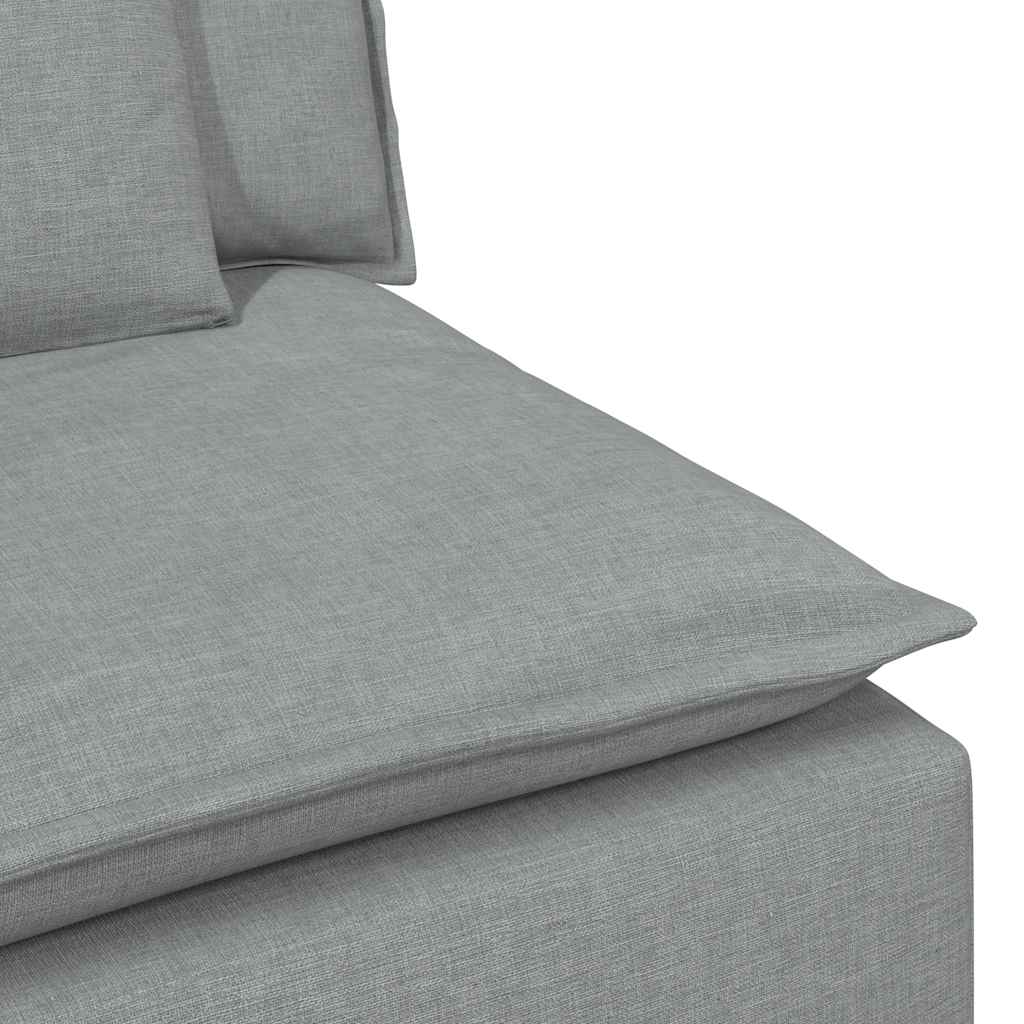 Modularna sofa s jastucima svijetlosiva