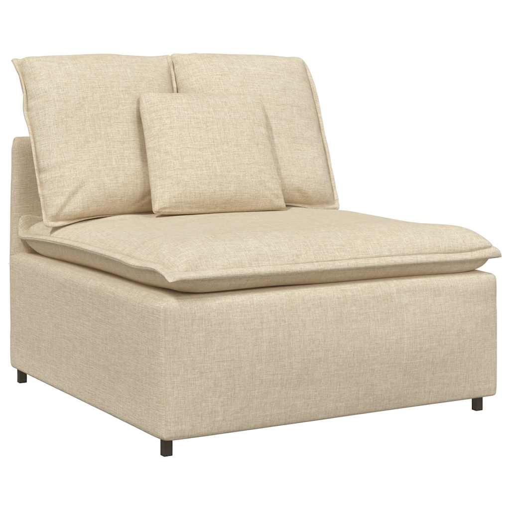 Modularna sofa s jastucima krem boje