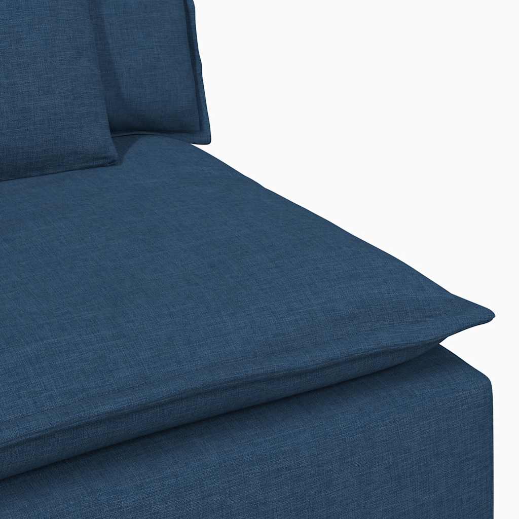 Modularna sofa s jastucima plava
