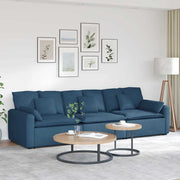 Modularna sofa s jastucima plava