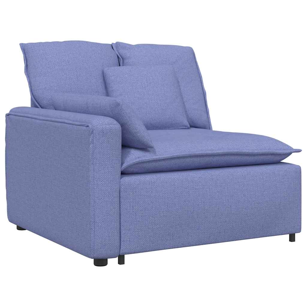 Modularna sofa s jastucima, traperice plave boje