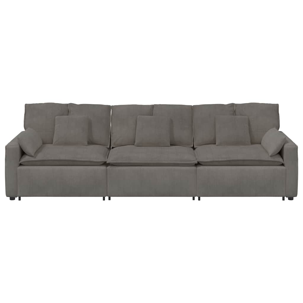 Modularna sofa s jastucima svijetlosiva