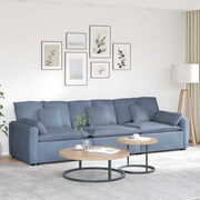 Modularna sofa s jastucima plava