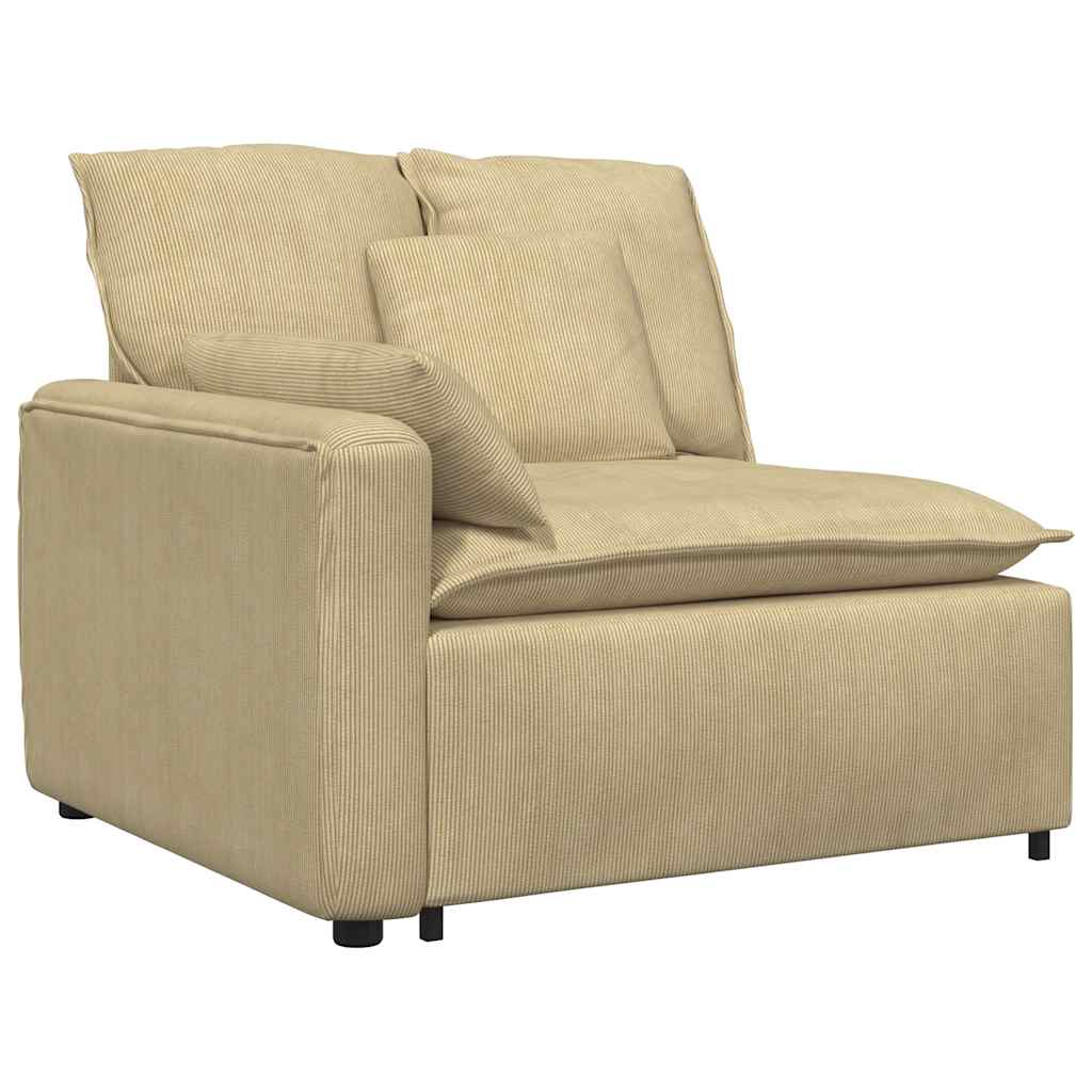 Modularna sofa s jastucima sivo-zelena