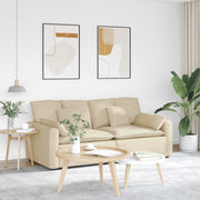 Modularna sofa s jastucima krem boje