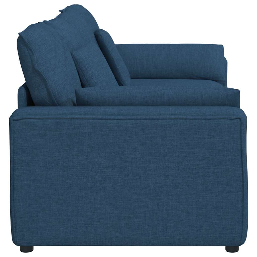 Modularna sofa s jastucima plava