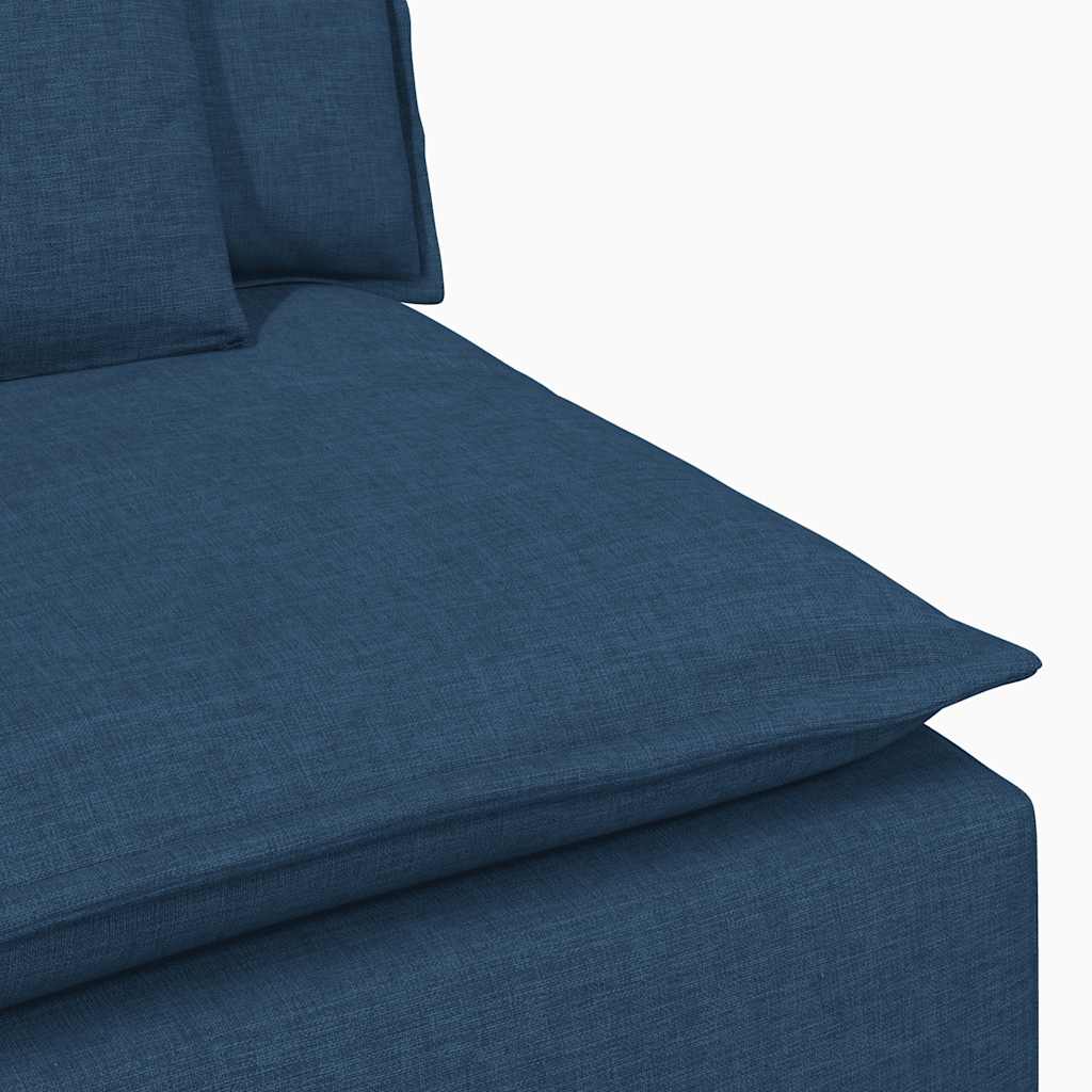 Modularna sofa s jastucima plava