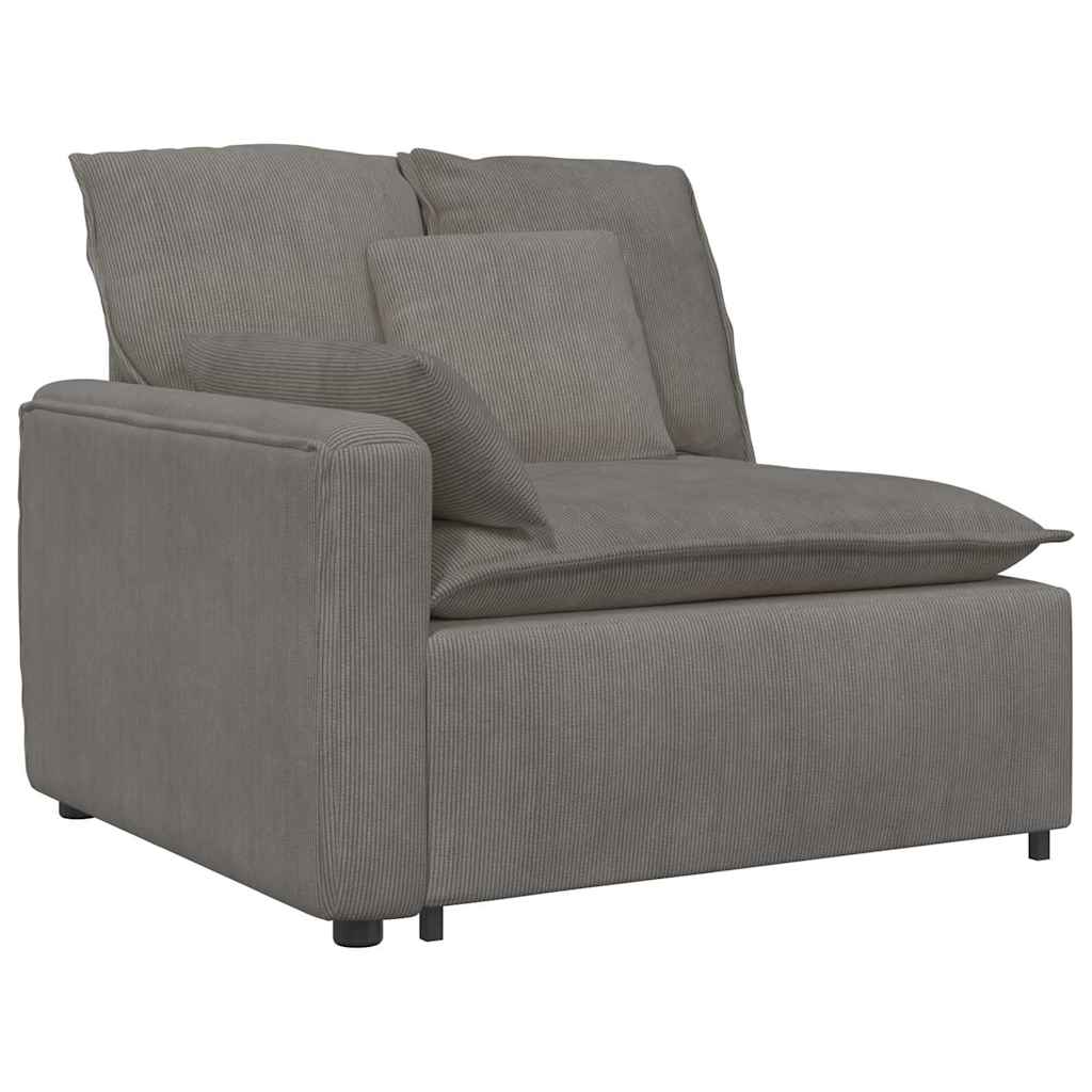 Modularna sofa s jastucima svijetlosiva