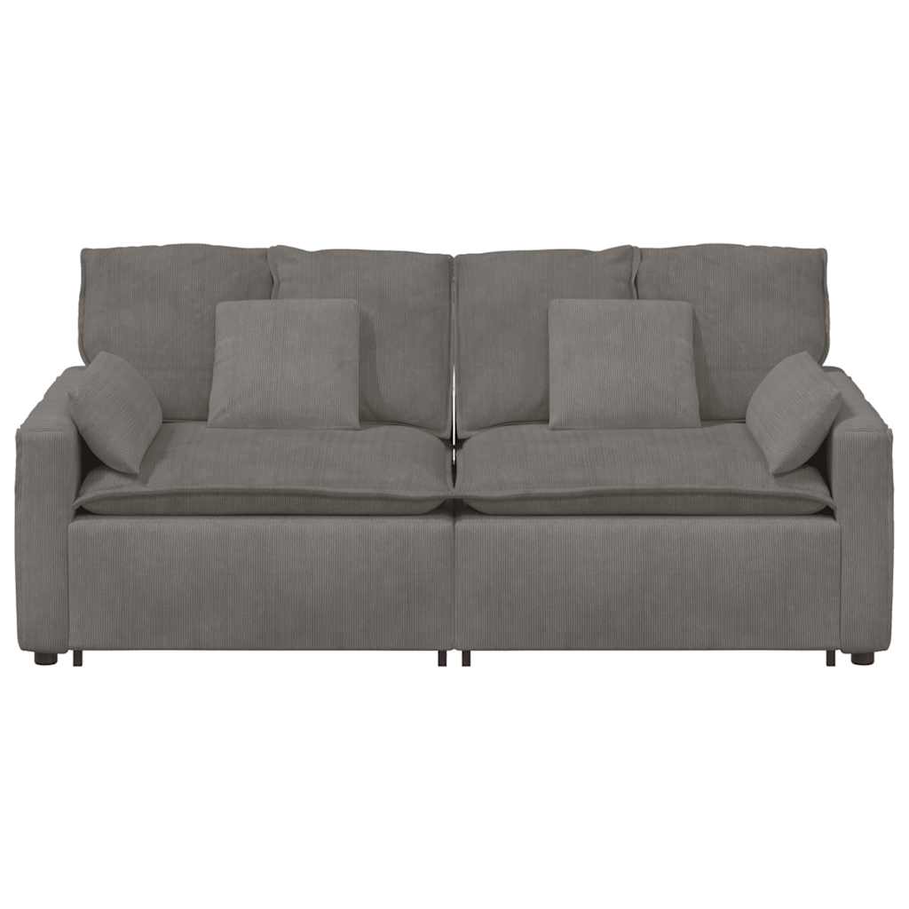 Modularna sofa s jastucima svijetlosiva