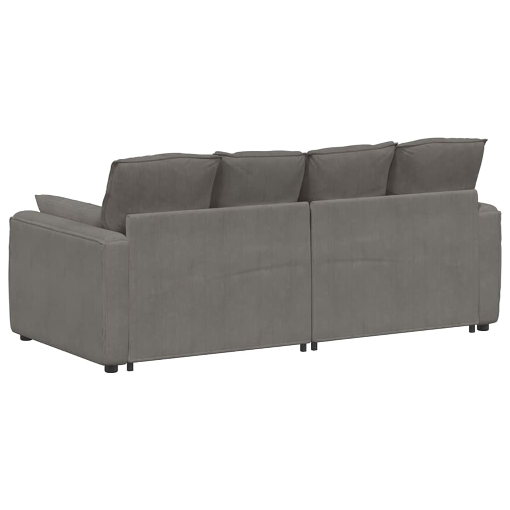 Modularna sofa s jastucima svijetlosiva