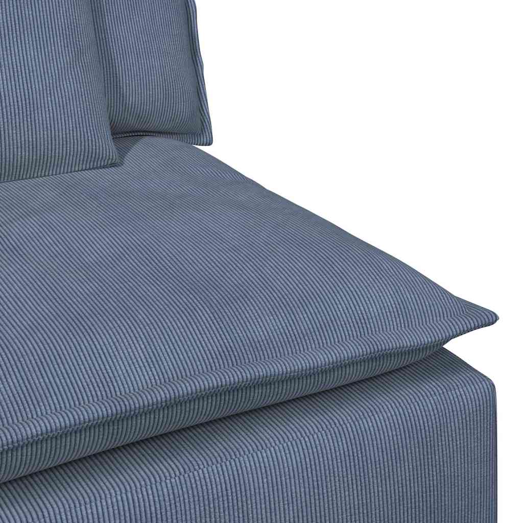 Modularna sofa s jastucima plava