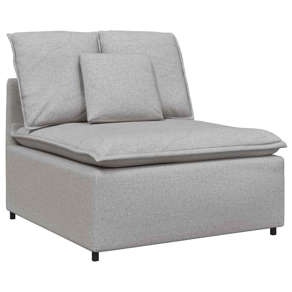 Modularna sofa s jastucima, tkanina, oblak sive boje Siva