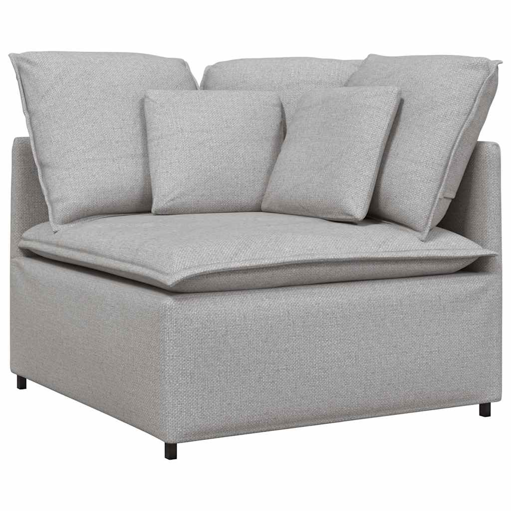Modularna sofa s jastucima, tkanina, oblak sive boje