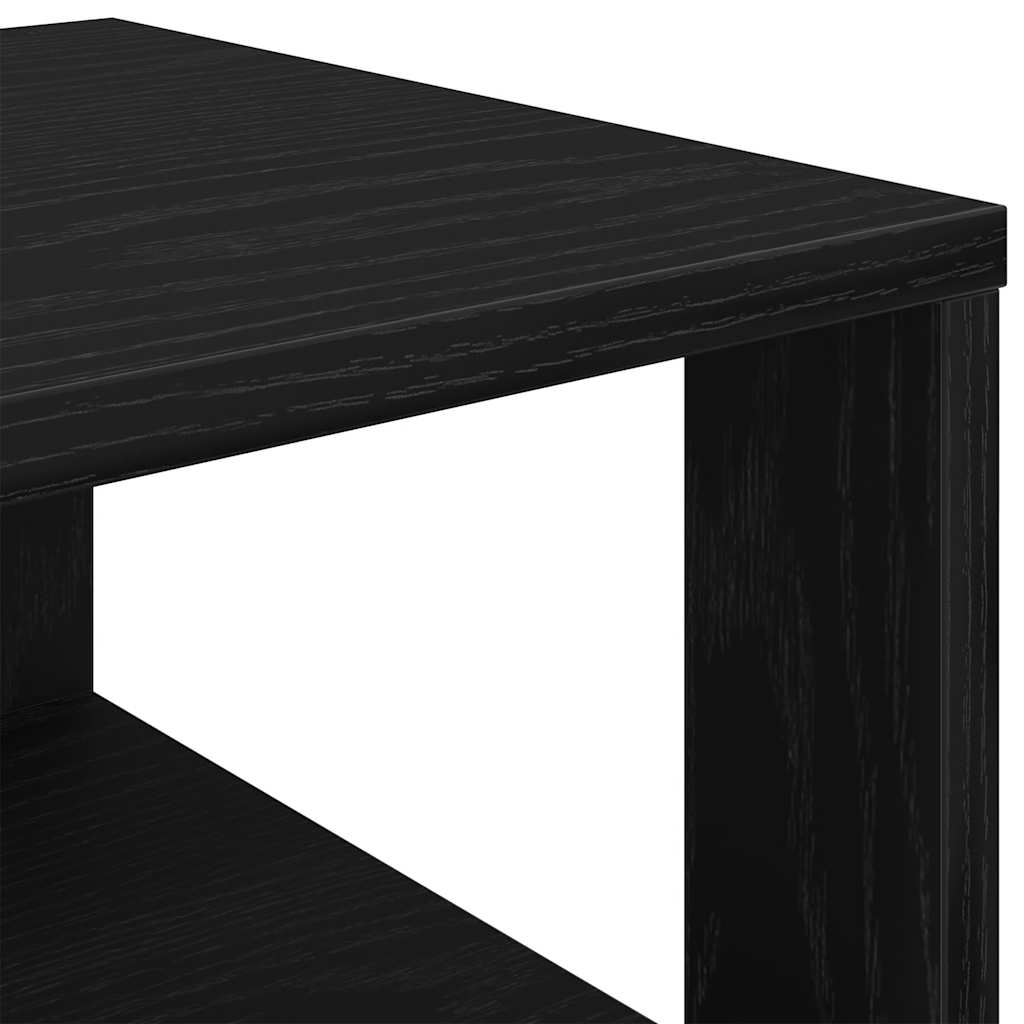Stalak za cipele crni 61x32x70 cm od konstruiranog drva