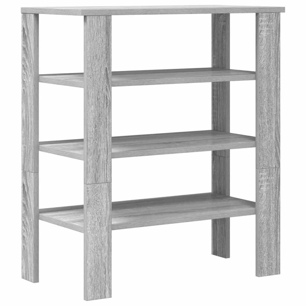 Stalak za cipele boja hrasta 61x32x70 cm konstruirano drvo