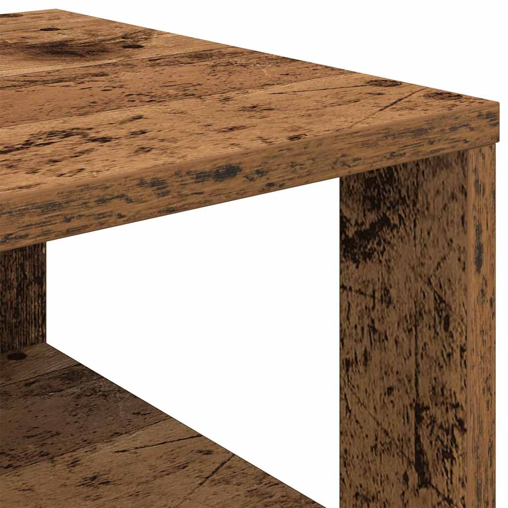 Stalak za cipele boja staro drvo 61x32x70 cm konstruirano drvo